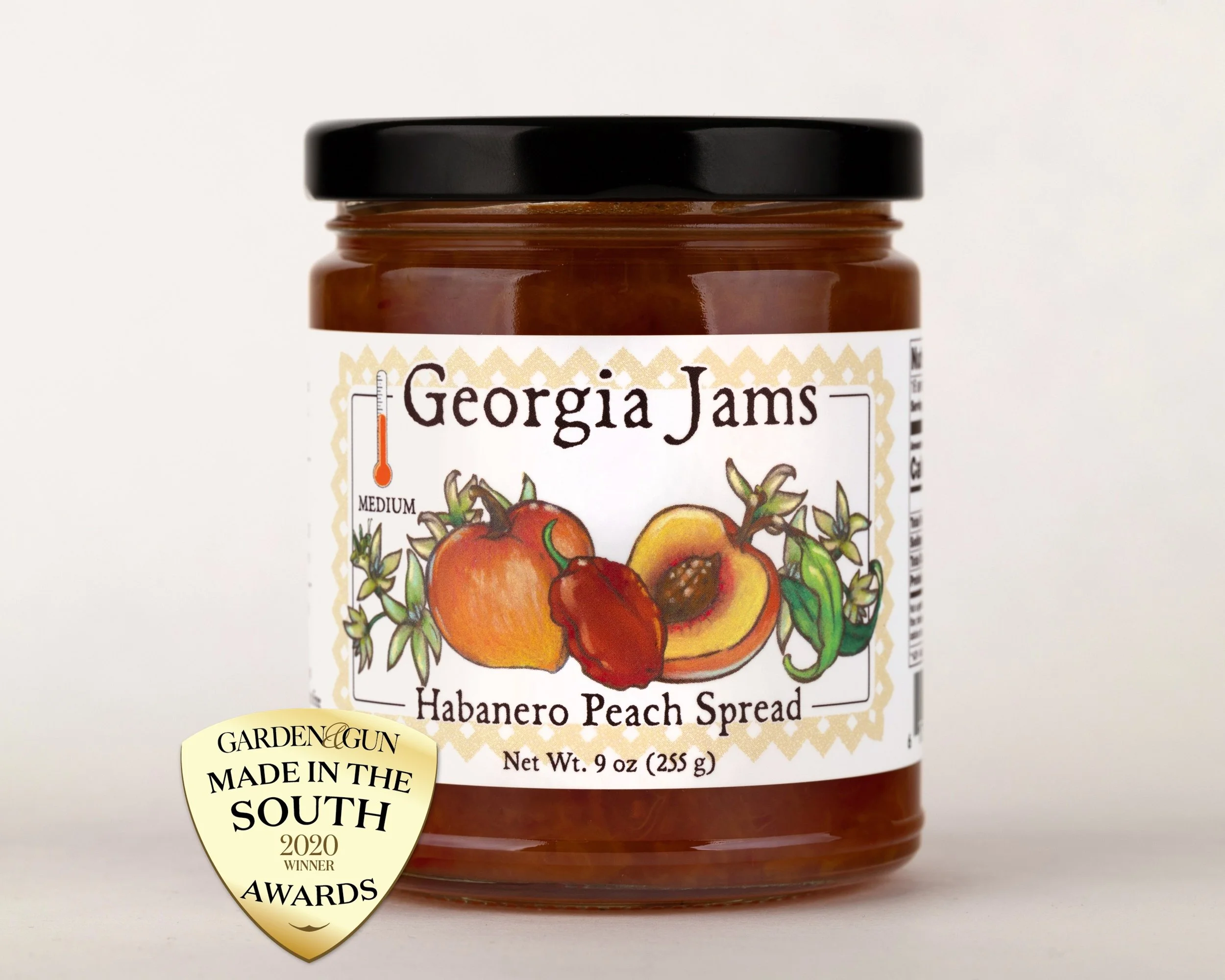 Georgia Jams, Direct Sale, Habanero Peach